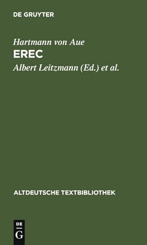 Imagen del vendedor de Erec : Mit Einem Abdruck Der Neuen Wolffenbtteler Und Zwettler Erec-fragmente -Language: German a la venta por GreatBookPrices