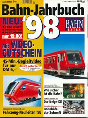 Seller image for Bahn Extra Heft 1/98: Bahn-Jahrbuch `98. Mit Chronik 1997. for sale by Versandantiquariat  Rainer Wlfel