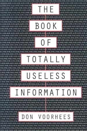 Imagen del vendedor de Book of Totally Useless Information a la venta por GreatBookPrices