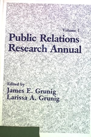 Imagen del vendedor de Public Relations Research Annual, Vol.I a la venta por books4less (Versandantiquariat Petra Gros GmbH & Co. KG)