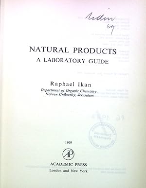 Seller image for Natural Products: A Laboratory Guide. for sale by books4less (Versandantiquariat Petra Gros GmbH & Co. KG)