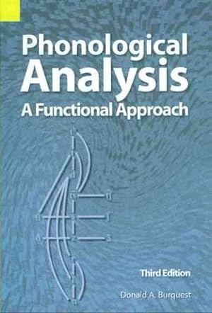 Immagine del venditore per Phonological Analysis : A Functional Approach venduto da GreatBookPrices