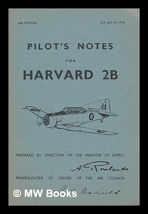 Seller image for Pilot's Notes for Harvard 2B for sale by MW Books