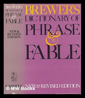 Seller image for Brewer's dictionary of phrase and fable for sale by MW Books