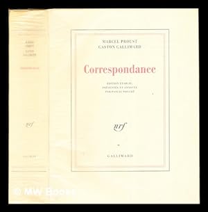 Seller image for Correspondance 1912-1922 / Marcel Proust, Gaston Gallimard ; dition tablie, prsente et annote par Pascal Fouch for sale by MW Books