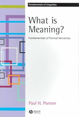 Seller image for What Is Meaning? : Fundamentals of Formal Semantics for sale by GreatBookPrices