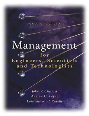 Seller image for Management for Engineers, Scientists and Technologists for sale by GreatBookPrices