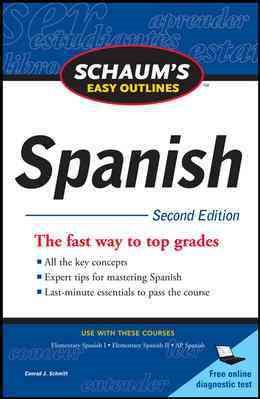 Seller image for Schaum's Easy Outlines Spanish for sale by GreatBookPrices