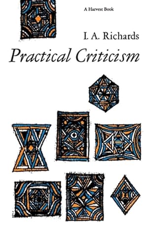 Seller image for Practical Criticism : A Study of Literary Judgement for sale by GreatBookPrices