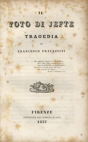 Il voto di Jefte. Tragedia.