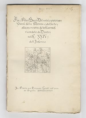 Del notaio pistoiese Vanni della Monna e del furto alla sacrestia de' belli arredi ricordato da D...