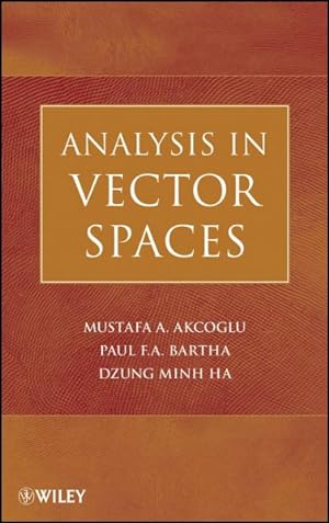 Imagen del vendedor de Analysis in Vector Spaces : A Course in Advanced Calculus a la venta por GreatBookPrices