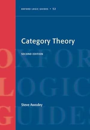 Imagen del vendedor de Category Theory a la venta por GreatBookPrices