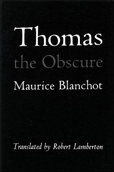 Imagen del vendedor de Thomas the Obscure a la venta por GreatBookPrices