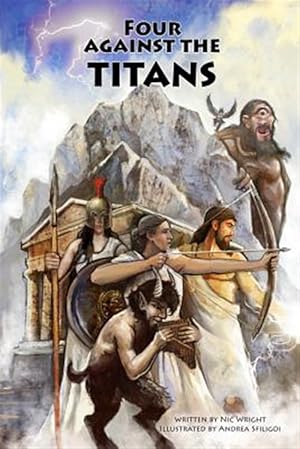 Imagen del vendedor de Four Against the Titans: Greek Mythology Pen-And-Paper Solo Adventure Game a la venta por GreatBookPrices