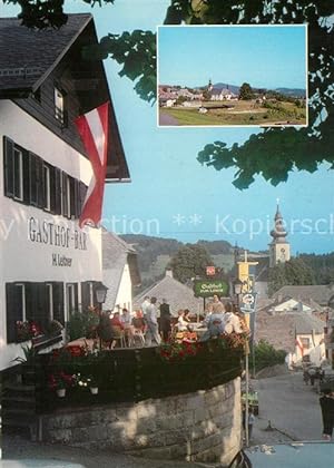 Postkarte Carte Postale 73531772 Kollerschlag Gasthof Zur Linde Motiv mit Kirche im Sommer Koller...