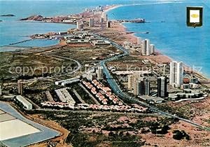 Postkarte Carte Postale 73532258 La Manga del Mar Menor Fliegeraufnahme La Manga del Mar Menor