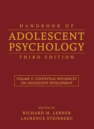 Seller image for Handbook of Adolescent Psychology : Contextual Influences on Adolescent Development for sale by GreatBookPrices