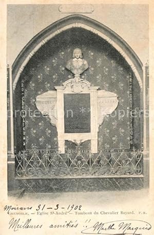 Image du vendeur pour Postkarte Carte Postale 13536865 Grenoble Eglise St. Andr? Tombeau du Chevalier Bayard Grenoble mis en vente par Versandhandel Boeger