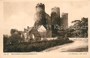 Bild des Verkufers fr Postkarte Carte Postale 13536588 Bourbon-l Archambault Cheau ct nord Schloss Bourbon-l Archambault zum Verkauf von Versandhandel Boeger