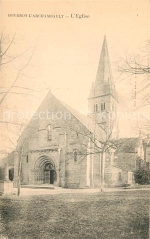 Bild des Verkufers fr Postkarte Carte Postale 13539366 Bourbon-l Archambault Eglise Kirche Bourbon-l Archambault zum Verkauf von Versandhandel Boeger