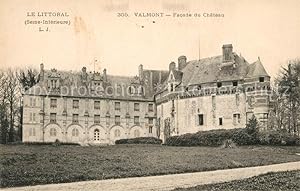 Postkarte Carte Postale 13538298 Valmont Seine-Maritime Facade du Château Schloss Valmont Seine-M...