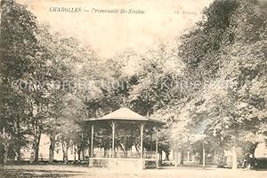 Postkarte Carte Postale 13536998 Charolles Promenade Saint Nicolas Pavillon Charolles