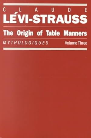 Bild des Verkufers fr Origin of Table Manners zum Verkauf von GreatBookPrices