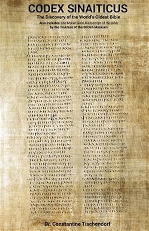 Seller image for Codex Sinaiticus : The Discovery of the World's Oldest Bible for sale by GreatBookPrices