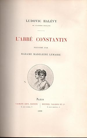 Seller image for L'Abbe Constantin for sale by JP Livres