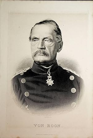 Bild des Verk�ufers f�r ROON, Albrecht von Roon, ab 1871 Graf, (1803-1879), preu�ischer General und Minister zum Verkauf von ANTIQUARIAT.WIEN Fine Books & Prints