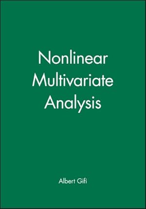 Imagen del vendedor de Nonlinear Multivariate Analysis a la venta por GreatBookPrices