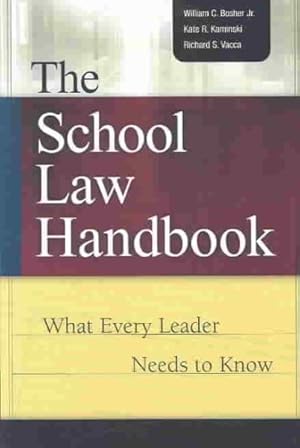 Bild des Verkufers fr School Law Handbook : What Every Leader Needs to Know zum Verkauf von GreatBookPrices