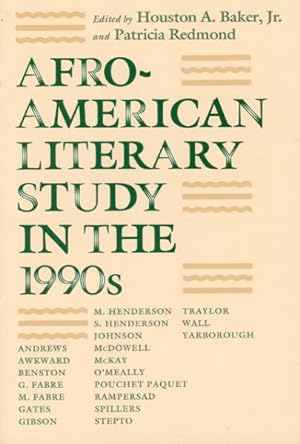 Seller image for Afro-American Literary Study in the 1990s for sale by GreatBookPrices