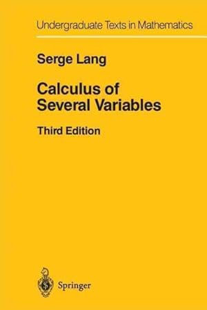 Immagine del venditore per Calculus of Several Variables venduto da GreatBookPrices