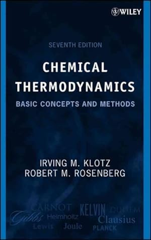 Immagine del venditore per Chemical Thermodynamics : Basic Concepts and Methods venduto da GreatBookPrices