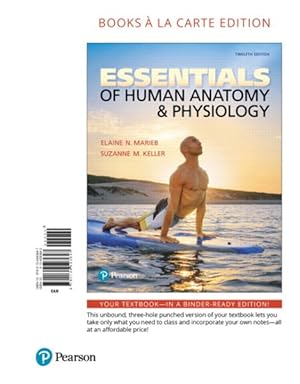 Immagine del venditore per Essentials of Human Anatomy & Physiology : Books a La Carte Edition venduto da GreatBookPrices