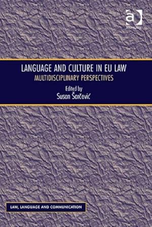 Bild des Verkufers fr Language and Culture in EU Law : Multidisciplinary Perspectives zum Verkauf von GreatBookPrices