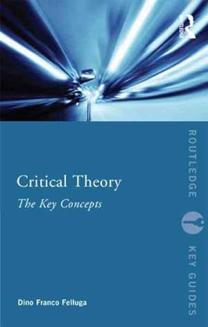 Immagine del venditore per Critical Theory : The Key Concepts venduto da GreatBookPrices
