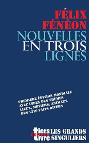 Bild des Verkufers fr Nouvelles En Trois Lignes -Language: french zum Verkauf von GreatBookPrices
