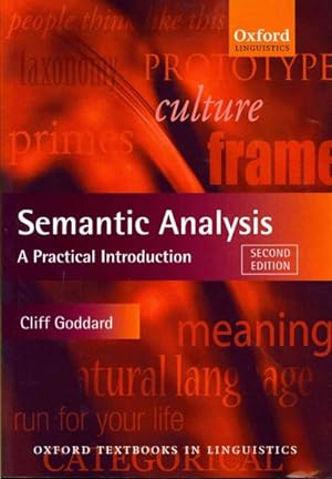 Seller image for Semantic Analysis : A Practical Introduction for sale by GreatBookPrices