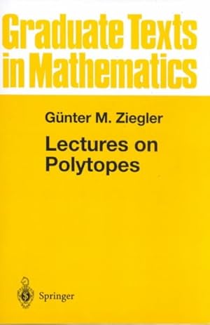 Image du vendeur pour Lectures on Polytopes mis en vente par GreatBookPrices