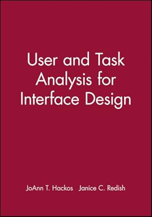 Seller image for User and Task Analysis for Interface Design for sale by GreatBookPrices