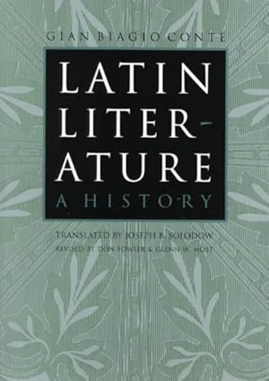 Imagen del vendedor de Latin Literature : A History a la venta por GreatBookPrices