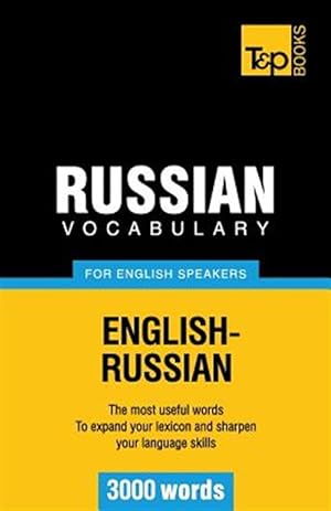 Immagine del venditore per Russian Vocabulary for English Speakers - 3000 Words venduto da GreatBookPrices