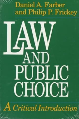 Image du vendeur pour Law and Public Choice : A Critical Introduction mis en vente par GreatBookPrices