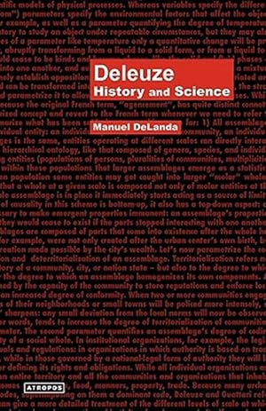 Imagen del vendedor de Deleuze: History and Science a la venta por GreatBookPrices