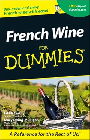 Imagen del vendedor de French Wines for Dummies a la venta por GreatBookPrices