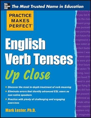 Imagen del vendedor de Practice Makes Perfect English Verb Tenses Up Close a la venta por GreatBookPrices