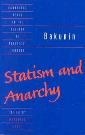 Image du vendeur pour Statism and Anarchy mis en vente par GreatBookPrices